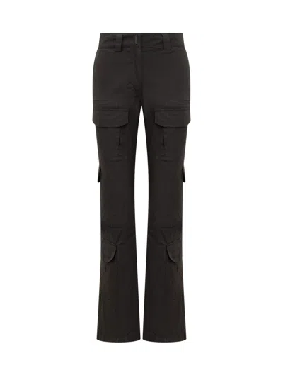 GIVENCHY WOMEN BLACK FLARED CARGOS PANTS, 26 LUXURY PANTS FOR WOMEN DARVEYS