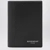 Givenchy Black Full-grain Leather Cardholder In Black