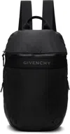 Givenchy G-trek Logo Detail Nylon Backpack In 001-black