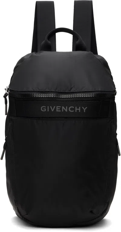 Givenchy Black G-trek Backpack In 001-black