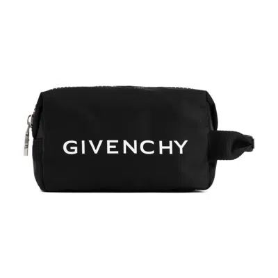 Givenchy Black G-zip Toilet Pouch