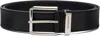 Givenchy Smooth Leather Gentleman Belt Accessories In Black