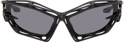 GIVENCHY BLACK GIV CUT CAGE SUNGLASSES