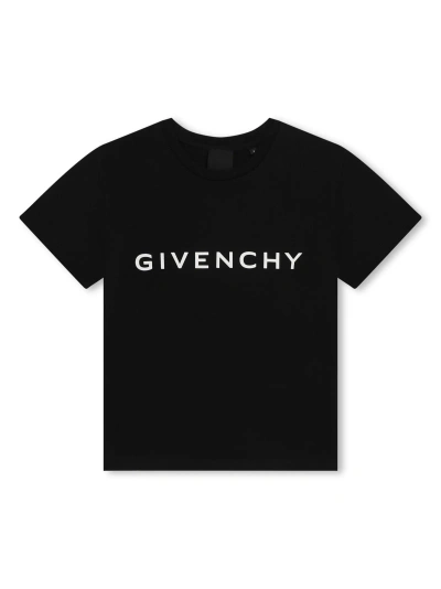 Givenchy Kids' Black  4g T-shirt In B Nero