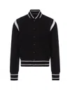Givenchy 4g-embossed Stripe-trim Bomber Jacket In Black