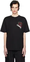 Givenchy Black '' College T-shirt In 001-black