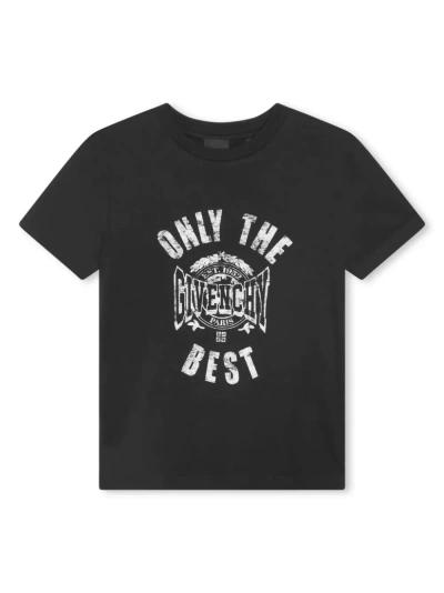 Givenchy Kids' Black  Only The Best T-shirt