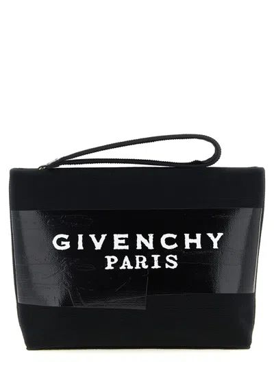 GIVENCHY TAPE LOGO CLUTCH, ONESIZE LUXURY CLUTCHES FOR WOMEN DARVEYS