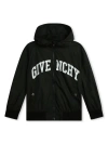 GIVENCHY BLACK GIVENCHY WINDBREAKER WITH ZIP AND HOOD