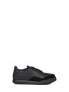 Givenchy Black Calf Leather Bos Taurus Low Top Sneakers In Black