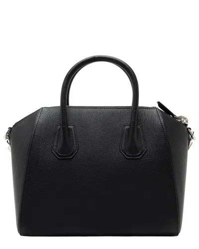 Pre-owned Givenchy Black Goatskin Sugar Antigona Small Satchel (authentic Pre-loved)