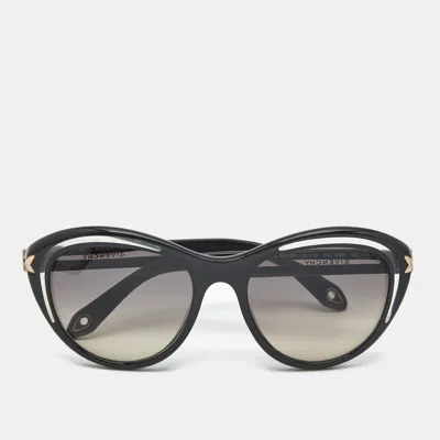 Pre-owned Givenchy Black Gradient Sgv 931 Cat Eye Sunglasses