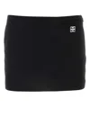 Givenchy Black Grain De Poudre Mii Skirt In Black