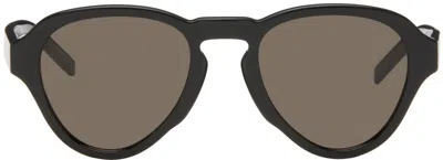 Givenchy Gv Day 51mm Pilot Sunglasses In Shiny Black /brown
