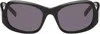 Givenchy Black Gv Day Sunglasses In Shiny Black/smoke