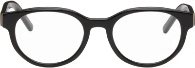 Givenchy Black Gv Day Text Logo Circular Glasses