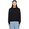 Givenchy Black Herringbone ' Jacquard' Sweatshirt In Black