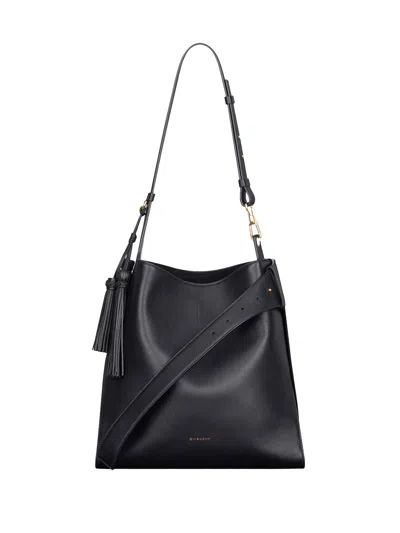 Givenchy Black Hobo Belted Medium Leather Bag