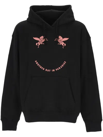 Givenchy Black Hooded Sweater With Pouch