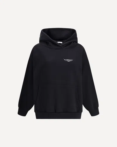 GIVENCHY BLACK HOODIE IN COTTON