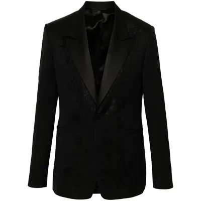 GIVENCHY GIVENCHY BLACK JACKETS - BLAZERS MEN