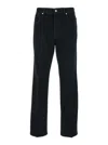 Givenchy Black Jeans With Belt Loops In Denim Man In Blue