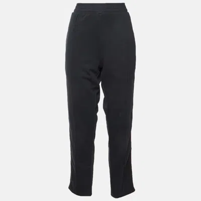 Pre-owned Givenchy Black Jersey Logo Tape Track Pants Xxl In Sand