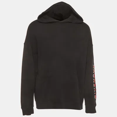 Pre-owned Givenchy Black Jersey Long Sleeve Hoodie Xl
