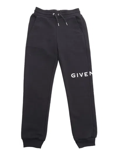 Givenchy Kids' Black Jogging Pants
