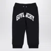 Givenchy Black Jogging Trousers With Logo In Black