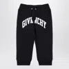 Givenchy Black Jogging Trousers With Logo In Black