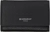 Givenchy Logo Leather Keyring In Black