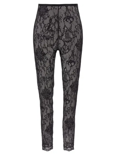 GIVENCHY BLACK LACE CHANDELIER LEGGINGS