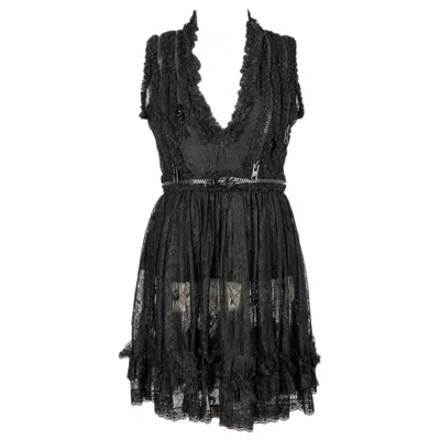 Pre-owned Givenchy Black Lace Dress, 2011