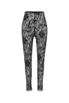 Givenchy Lace Detailing Sheer Fabric Trousers In Multi