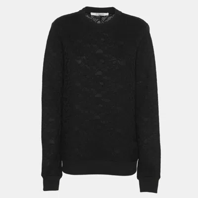 Pre-owned Givenchy Black Lace Sweatshirt M