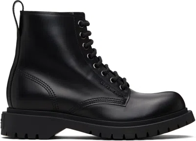 Givenchy Black Lace-up Boots