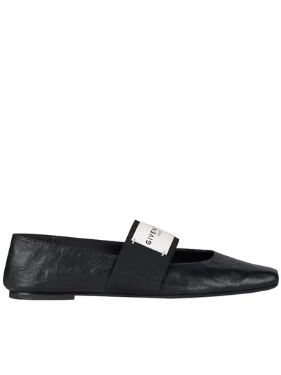 Givenchy Black Lambskin Ballerinas