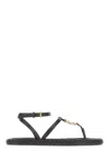 Givenchy 4g Liquid Thong Sandals In Black