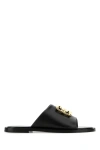 Givenchy 4g Liquid Black Flat Mules