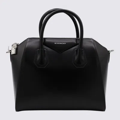 Givenchy Black Leather Antigona Small Top Handle Bag