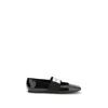 Givenchy Varnished Ballerina With Logo Band In Black