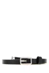 Givenchy Black Solid Buckle Belt In Black