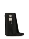 Givenchy Black Leather Boot In Black
