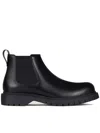 Givenchy Black Leather Boot In Black