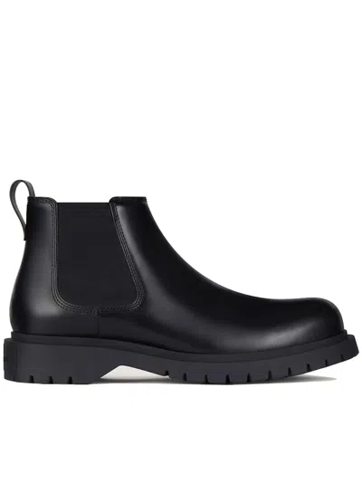 Givenchy Black Leather Boot In Multi