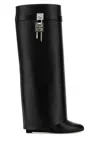 Givenchy High-heeled Boots With Structured Silhouette And Decorative Detail In Black