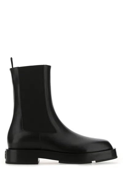 Givenchy Black Leather Boots