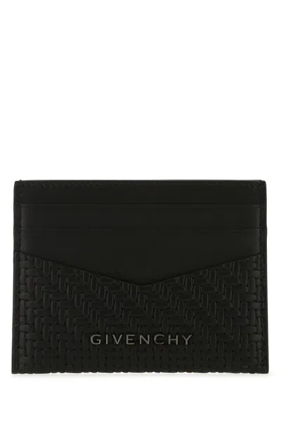 Givenchy Black Leather Card Holder