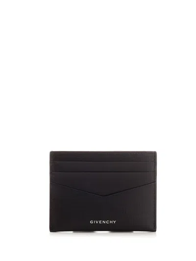 GIVENCHY BLACK LEATHER CARD HOLDER